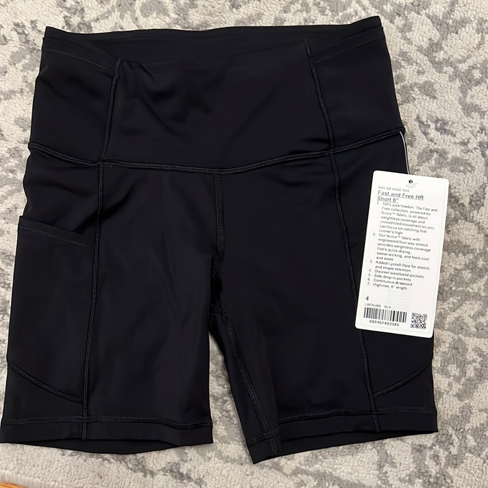 Fast and Free 6” short